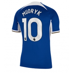 Chelsea Mykhailo Mudryk #10 Hjemmedrakt 2023-24 Kortermet