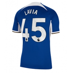 Chelsea Romeo Lavia #45 Hjemmedrakt 2023-24 Kortermet
