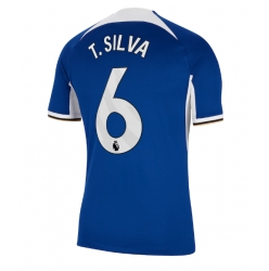 Chelsea Thiago Silva #6 Hjemmedrakt 2023-24 Kortermet