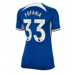 Chelsea Wesley Fofana #33 Hjemmedrakt Dame 2023-24 Kortermet
