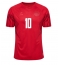 Danmark Christian Eriksen #10 Hjemmedrakt VM 2022 Kortermet