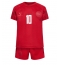 Danmark Christian Eriksen #10 Hjemmedraktsett Barn VM 2022 Kortermet (+ Korte bukser)