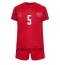 Danmark Joakim Maehle #5 Hjemmedraktsett Barn VM 2022 Kortermet (+ Korte bukser)