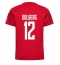 Danmark Kasper Dolberg #12 Hjemmedrakt VM 2022 Kortermet
