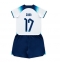 England Bukayo Saka #17 Hjemmedraktsett Barn VM 2022 Kortermet (+ Korte bukser)