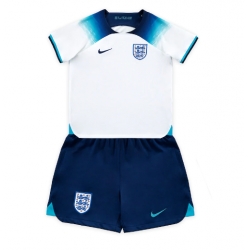 England Hjemmedraktsett Barn VM 2022 Kortermet (+ Korte bukser)