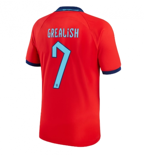 England Jack Grealish #7 Bortedrakt VM 2022 Kortermet