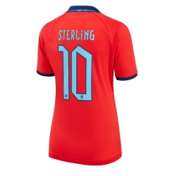 England Raheem Sterling #10 Bortedrakt Dame VM 2022 Kortermet