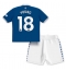 Everton Ashley Young #18 Hjemmedraktsett Barn 2023-24 Kortermet (+ Korte bukser)