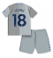 Everton Ashley Young #18 Tredjedraktsett Barn 2023-24 Kortermet (+ Korte bukser)