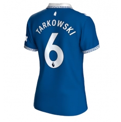 Everton James Tarkowski #6 Hjemmedrakt Dame 2023-24 Kortermet