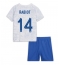 Frankrike Adrien Rabiot #14 Bortedraktsett Barn VM 2022 Kortermet (+ Korte bukser)