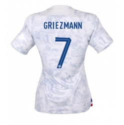 Frankrike Antoine Griezmann #7 Bortedrakt Dame VM 2022 Kortermet