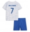 Frankrike Antoine Griezmann #7 Bortedraktsett Barn VM 2022 Kortermet (+ Korte bukser)