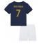 Frankrike Antoine Griezmann #7 Hjemmedraktsett Barn VM 2022 Kortermet (+ Korte bukser)