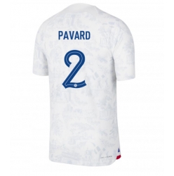 Frankrike Benjamin Pavard #2 Bortedrakt VM 2022 Kortermet