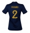 Frankrike Benjamin Pavard #2 Hjemmedrakt Dame VM 2022 Kortermet