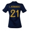 Frankrike Lucas Hernandez #21 Hjemmedrakt Dame VM 2022 Kortermet