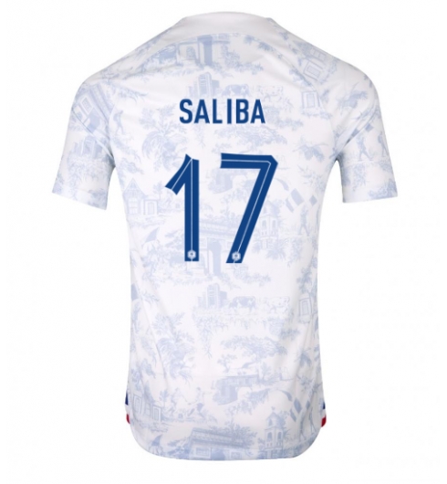 Frankrike William Saliba #17 Bortedrakt VM 2022 Kortermet