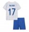 Frankrike William Saliba #17 Bortedraktsett Barn VM 2022 Kortermet (+ Korte bukser)
