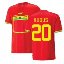 Ghana Mohammed Kudus #20 Bortedrakt VM 2022 Kortermet
