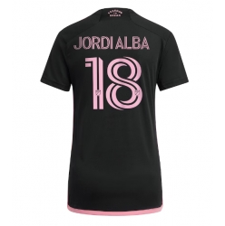 Inter Miami Jordi Alba #18 Bortedrakt Dame 2023-24 Kortermet