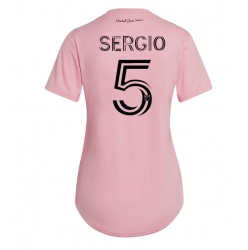 Inter Miami Sergio Busquets #5 Hjemmedrakt Dame 2023-24 Kortermet
