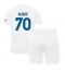 Inter Milan Alexis Sanchez #70 Bortedraktsett Barn 2023-24 Kortermet (+ Korte bukser)