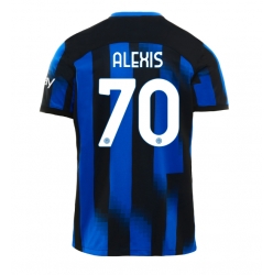 Inter Milan Alexis Sanchez #70 Hjemmedrakt 2023-24 Kortermet