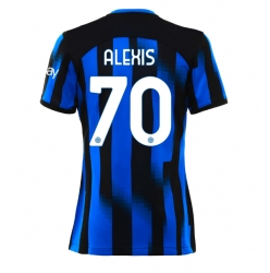 Inter Milan Alexis Sanchez #70 Hjemmedrakt Dame 2023-24 Kortermet