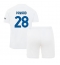 Inter Milan Benjamin Pavard #28 Bortedraktsett Barn 2023-24 Kortermet (+ Korte bukser)