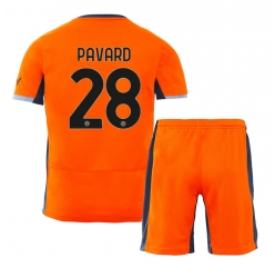 Inter Milan Benjamin Pavard #28 Tredjedraktsett Barn 2023-24 Kortermet (+ Korte bukser)