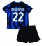 Inter Milan Henrikh Mkhitaryan #22 Hjemmedraktsett Barn 2023-24 Kortermet (+ Korte bukser)