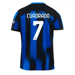 Inter Milan Juan Cuadrado #7 Hjemmedrakt 2023-24 Kortermet