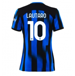 Inter Milan Lautaro Martinez #10 Hjemmedrakt Dame 2023-24 Kortermet