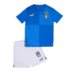 Italia Hjemmedraktsett Barn 2022 Kortermet (+ Korte bukser)