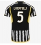Juventus Manuel Locatelli #5 Hjemmedrakt 2023-24 Kortermet