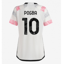 Juventus Paul Pogba #10 Bortedrakt Dame 2023-24 Kortermet