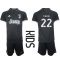 Juventus Timothy Weah #22 Tredjedraktsett Barn 2023-24 Kortermet (+ Korte bukser)