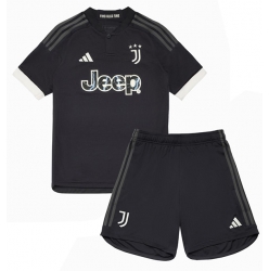 Juventus Tredjedraktsett Barn 2023-24 Kortermet (+ Korte bukser)