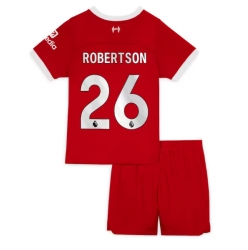 Liverpool Andrew Robertson #26 Hjemmedraktsett Barn 2023-24 Kortermet (+ Korte bukser)