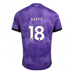 Liverpool Cody Gakpo #18 Tredjedrakt 2023-24 Kortermet