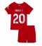 Liverpool Diogo Jota #20 Hjemmedraktsett Barn 2023-24 Kortermet (+ Korte bukser)