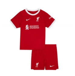 Liverpool Hjemmedraktsett Barn 2023-24 Kortermet (+ Korte bukser)