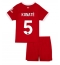 Liverpool Ibrahima Konate #5 Hjemmedraktsett Barn 2023-24 Kortermet (+ Korte bukser)