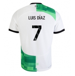 Liverpool Luis Diaz #7 Bortedrakt 2023-24 Kortermet