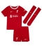 Liverpool Mohamed Salah #11 Hjemmedraktsett Barn 2023-24 Kortermet (+ Korte bukser)