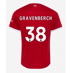 Liverpool Ryan Gravenberch #38 Hjemmedrakt 2023-24 Kortermet