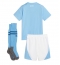 Manchester City Hjemmedraktsett Barn 2023-24 Kortermet (+ Korte bukser)