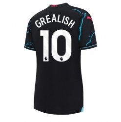 Manchester City Jack Grealish #10 Tredjedrakt Dame 2023-24 Kortermet